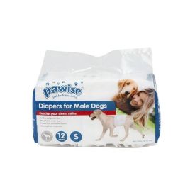 Pawise Disposable Male Diapers 12Pack