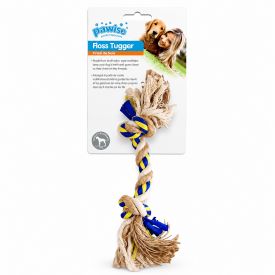 Pawise Floss Tugger with 2 Knots Rope Toy 