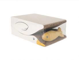 Pawise Foadable Goose Scratcher With Fish Toy