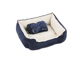 Pawise Pet Bed With Blanket And Bone Blue