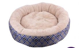 Pawise Round Dog Bed Blue