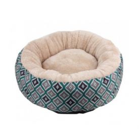 Pawise Round Dog Bed Green