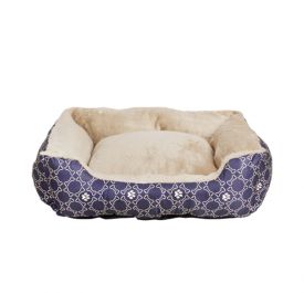 Pawise Square Dog Bed Blue