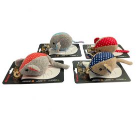 Pet Interest Cat Toy Fun Mouse With Silvervine And Feathers