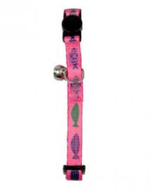 Fish Cat Collar With A Bell