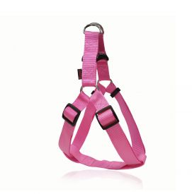 Dog Harness A Plain Hot Pink 