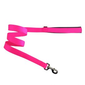Pet Interest Leash Neoprene Handle Plain Pink