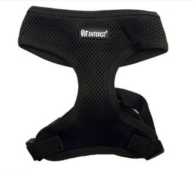 Pet Interest Pet Interest Mesh Harness Plain Black M
