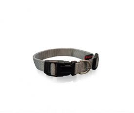 Pet Interest Plain Line Collar Gray