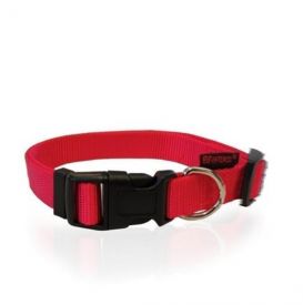 Pet Interest Plain Line Collar Red
