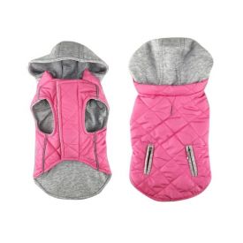Pet Interest Sportive Jacket Pink with Hood