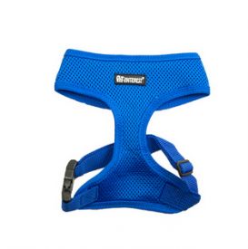 Pet Interest Mesh Harness Plain Royal Blue 