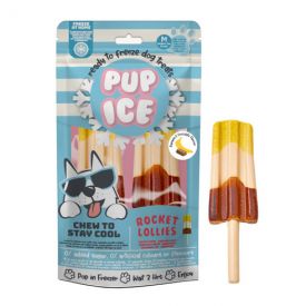 Pup Ice Rocket Lollies Banana & Chocolate