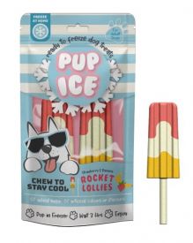 Pup Ice Rocket Lollies Yogurt, Strawberry & Banana