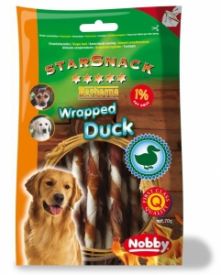 Nobby Starsnack Wrapped Duck Roasted Stick With Duck 70g
