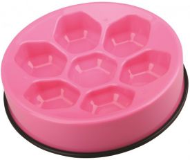 M-pets - Cavity Slow Feed Bowl Pink