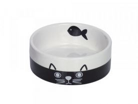 Nobby Cat Ceramic Bowl Face