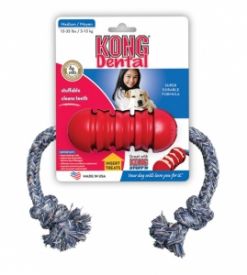 image of Kong Dental Dental Toy With Rope
