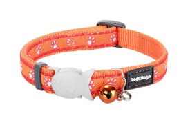 Red Dingo Desert Paws Cat Collar Orange