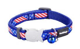 Red Dingo U.s Flag Dark Blue Cat Collar