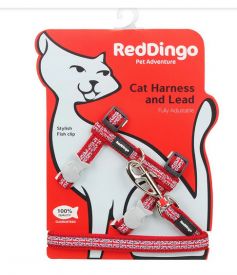 Red Dingo Union Jack Flag Cat Harness