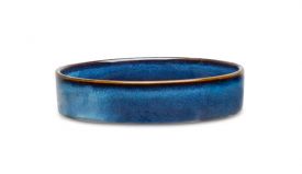 Scruffs Reactive Glaze Midnight Blue Cat Bowl