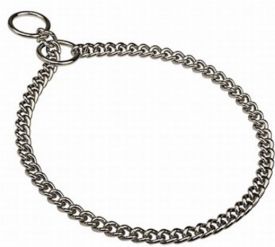 Sprenger Dog Choker Chain Round Link Stainless Steel