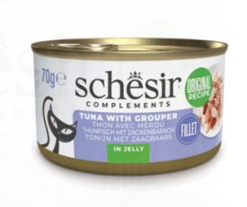 Schesir Cat Tuna With Grouper In Jelly
