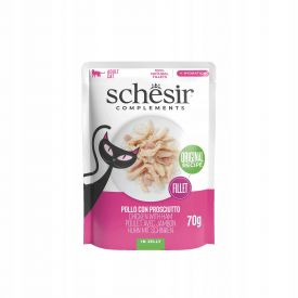 Schesir Cat Chicken Fillets With Ham Pouch In Jelly