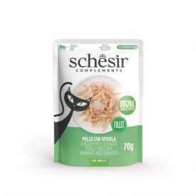Schesir SR CAT CHICKEN AND SEABASS IN JELLY POUCH 70GR