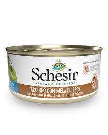 Schesir Natural Selection Dog Puppy Turkey, Duck And Apple