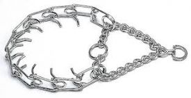 Spike Chrome Silver Collar