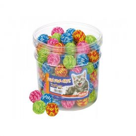 Nobby Toy Box Cat Ball Wrapped Coloured Tube