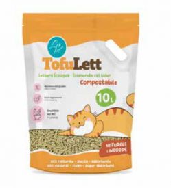 Tofu Ecofriendly Natural Cat Litter 10l