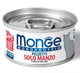Monge Monoprotein Cat Wet Flakes Only Beef 