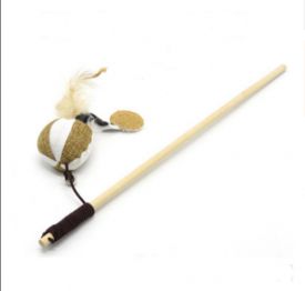Cat Toy Wood Stick