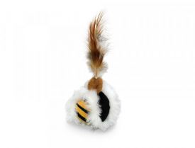 Nobby Plush Ball With Feather With Catnip 