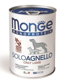 image of Monge Monoprotein Dog Wet Only Lamb 