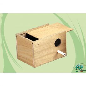 Fop Little Parrots White Wood Nest