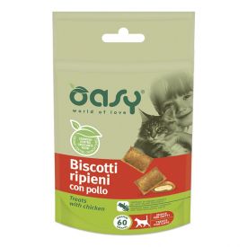 image of Oasy Snack Cat - Biscuits With Chicken 60 Gr