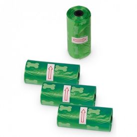 Nobby Tidyup Poop Bags Green 4 Rolls With 15 Bags