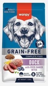 Wanpy Grain Free Duck Dry Adult Dog Food 