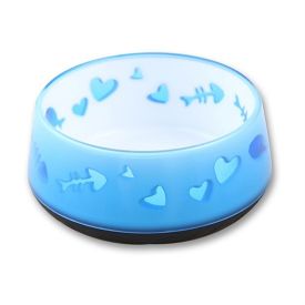 Cat Love Bowl Blue