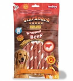 Nobby Starsnack Wrapped Buffalo Sticks With Beef Meat