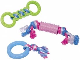 Nobby Toy For Thermoplastic Rubber With Rope