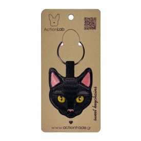 image of Black Cat Keyring