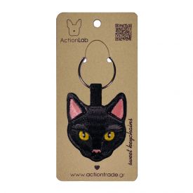 Black Cat Keyring