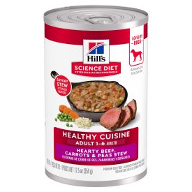 Hill's Science Diet Healthy Cuisine Hearty Beef, Carrots and Peas Stew for Adult Dogs