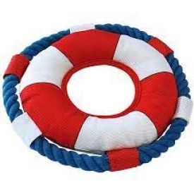 Nobby Dog Toy Lifesaver With Rope Floating