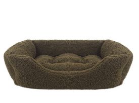 Rosewood Green Pile Fleece Pet Bed Large 
